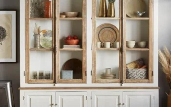 wooden crockery cabinet